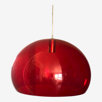 Suspension bulle rouge Kartell