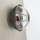 Unique brutalist boom copper and glass wall light by bega lights, germany, 1980s