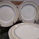 Série de 8 assiettes  à dessert Primula faïencerie italienne San Marciano Ceramiche