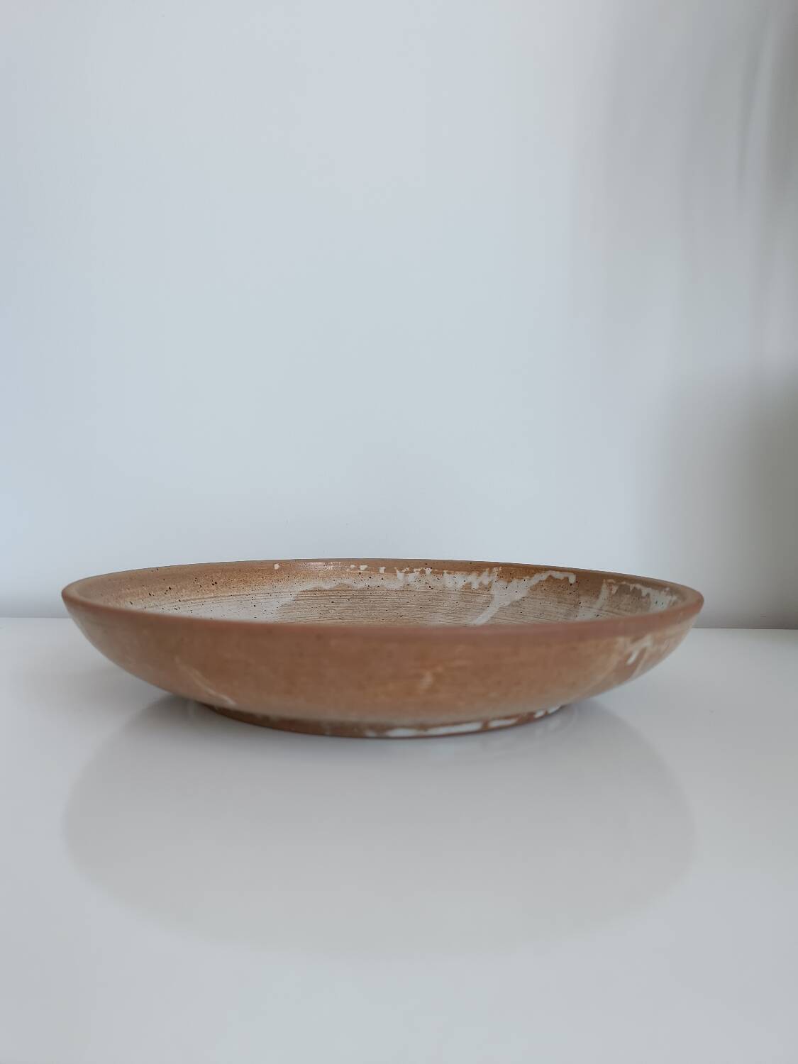 Vintage stoneware hollow dish