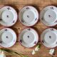6 antique flat plates in Sarreguemines earthenware