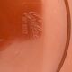 Vintage round mirror in black gilac plastic