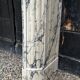 Louis XVI Style Fireplace In Violet Breccia Marble Circa 1880