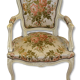 Fauteuil bergère style louis XV