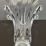 Crystal vase called "Giraffe Head" by Art Vannes France, 1950s.