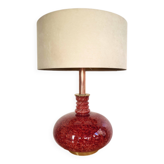 Danish blown glass lamp