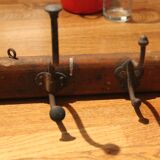 Antique workshop coat rack