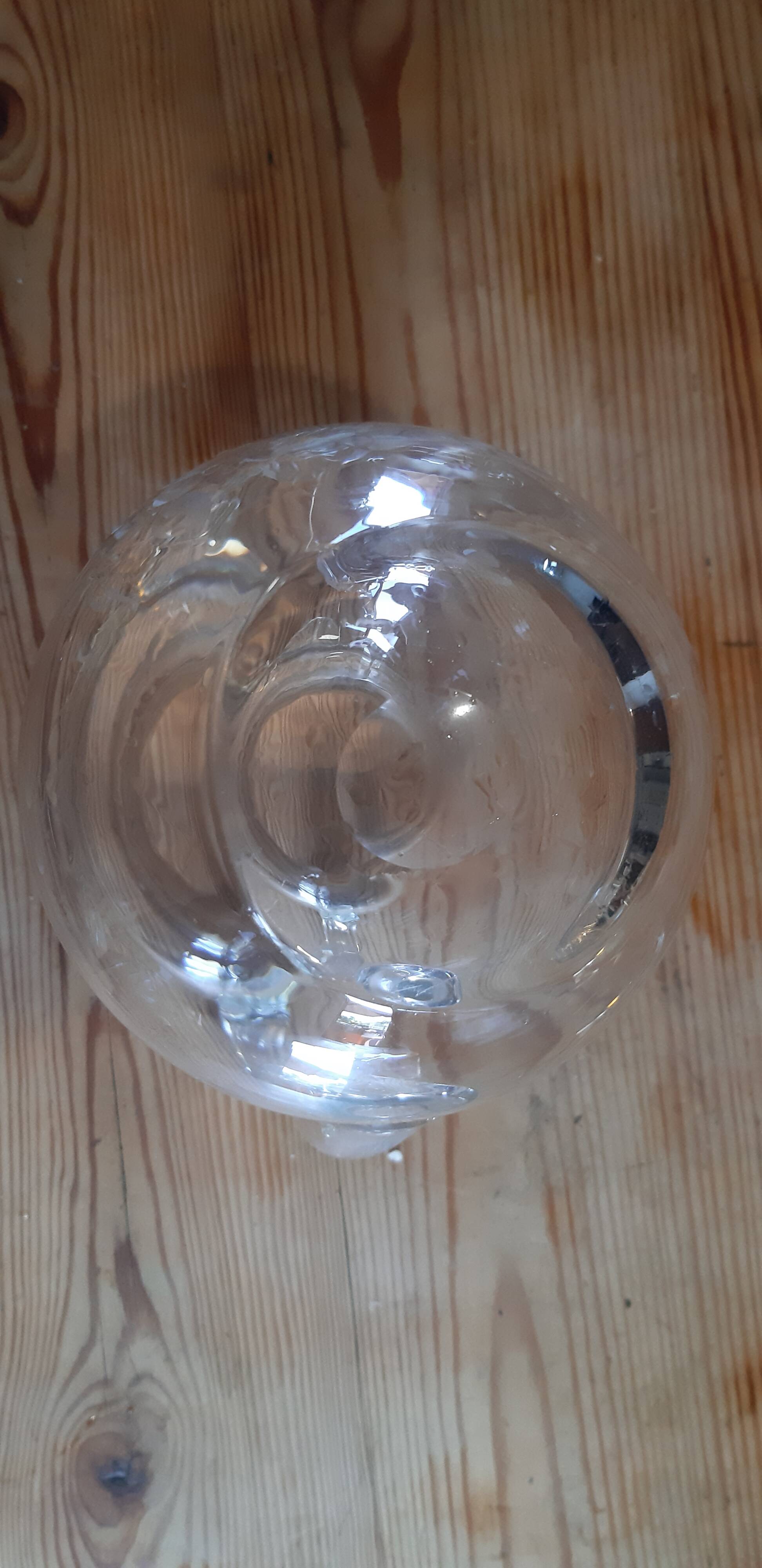 Crystal carafe and night glass