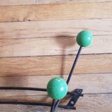 6-ball wall coat rack