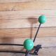 6-ball wall coat rack