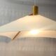 Suspension scandinave bois et toile années 60/70