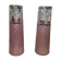 Paire de vases verre émaillé