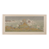 Lithograph by Henri Rivière La Tempête
