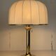 Midcentury Hollywood Regency brass mushroom table lamp Vienna Austria 1960s