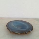 Blue agate ashtray