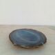 Blue agate ashtray