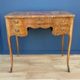 Rosewood dressing table 4 drawers compartments mirror xxeme marquetry