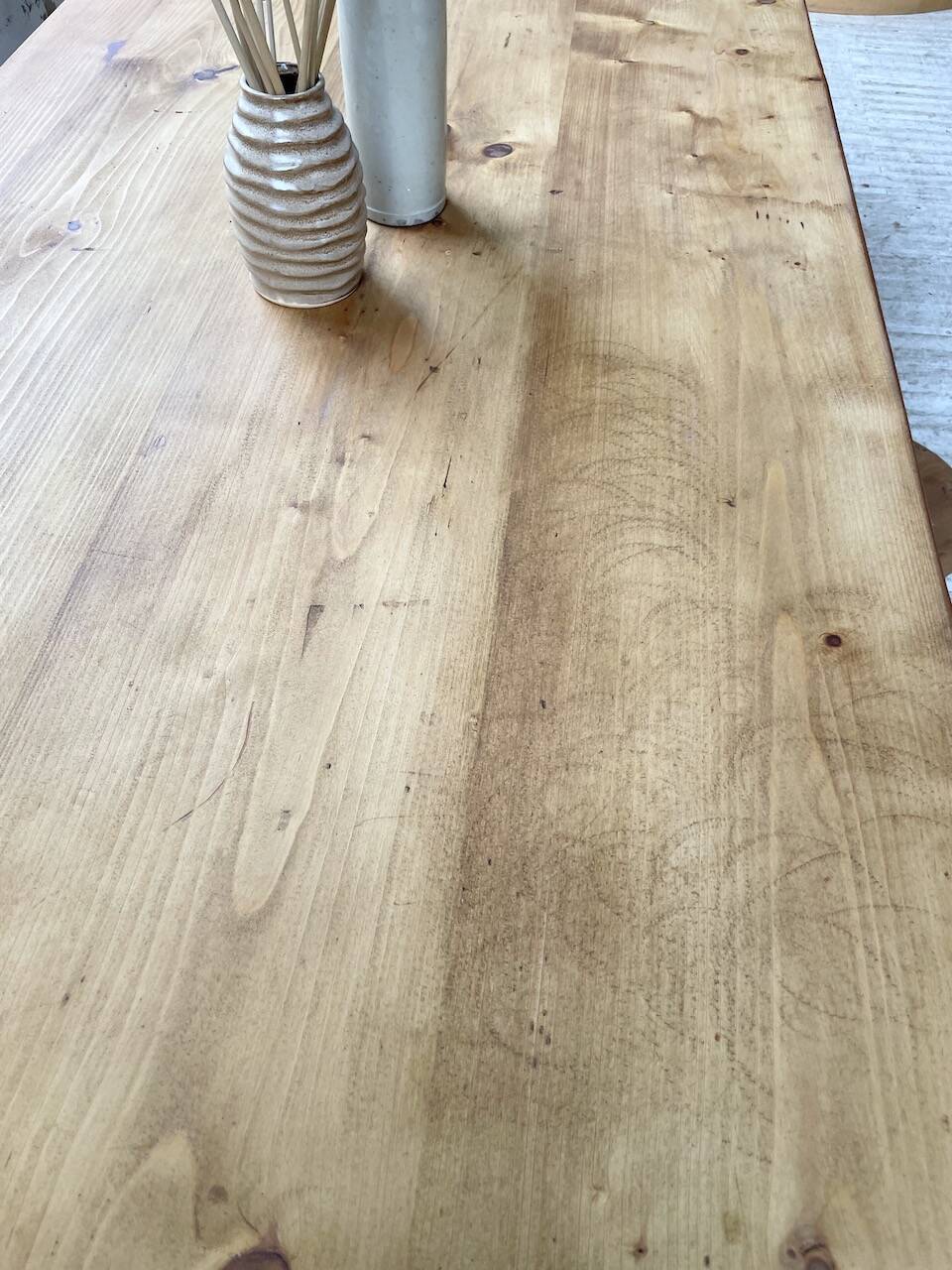 Farmhouse table with spindle legs 2.50m