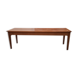 Old farmhouse table in oak and beech 19th