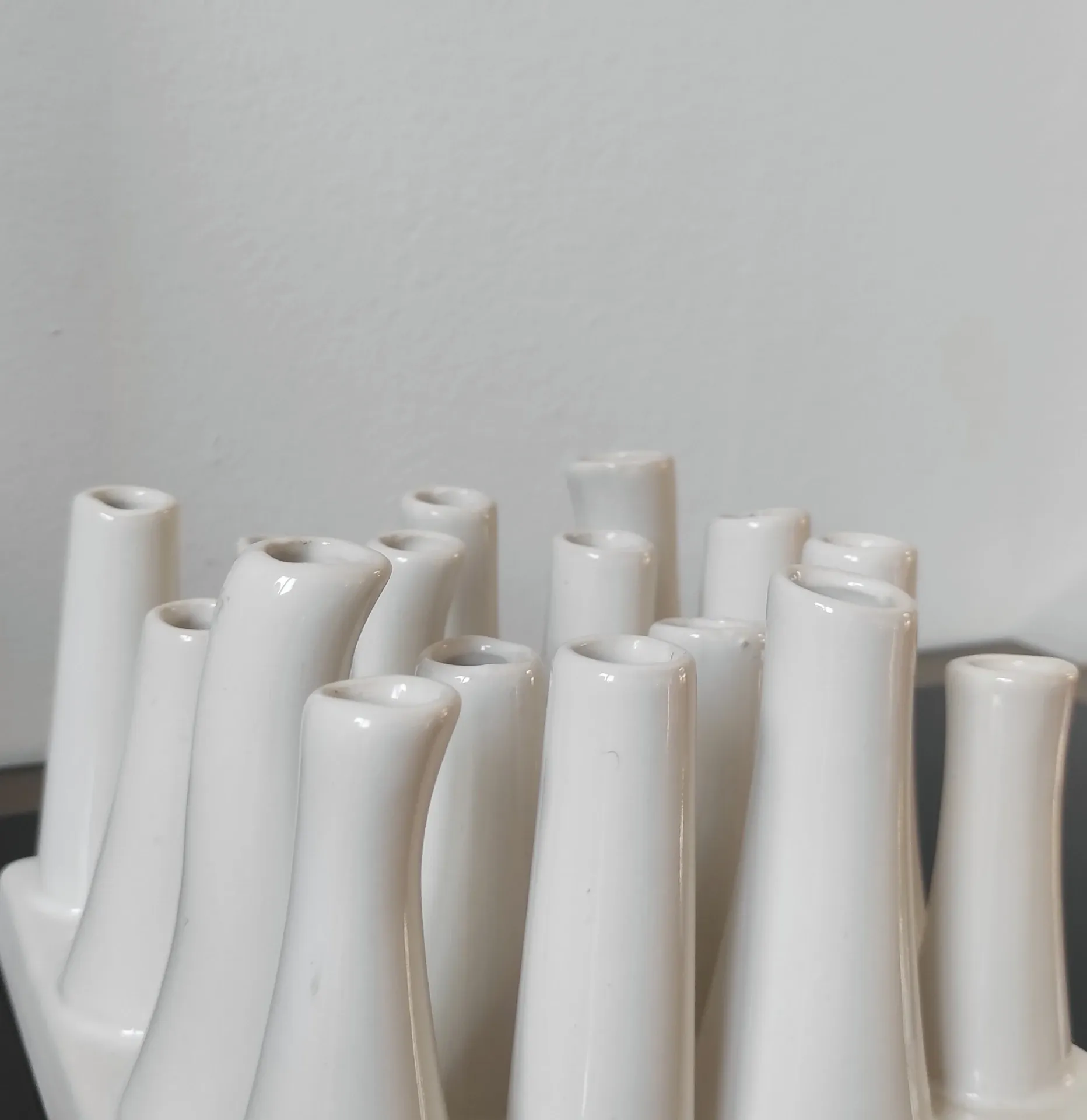 Multiple vintage vases