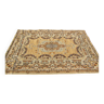 Beige mechanical carpet: 169 x 220 cm