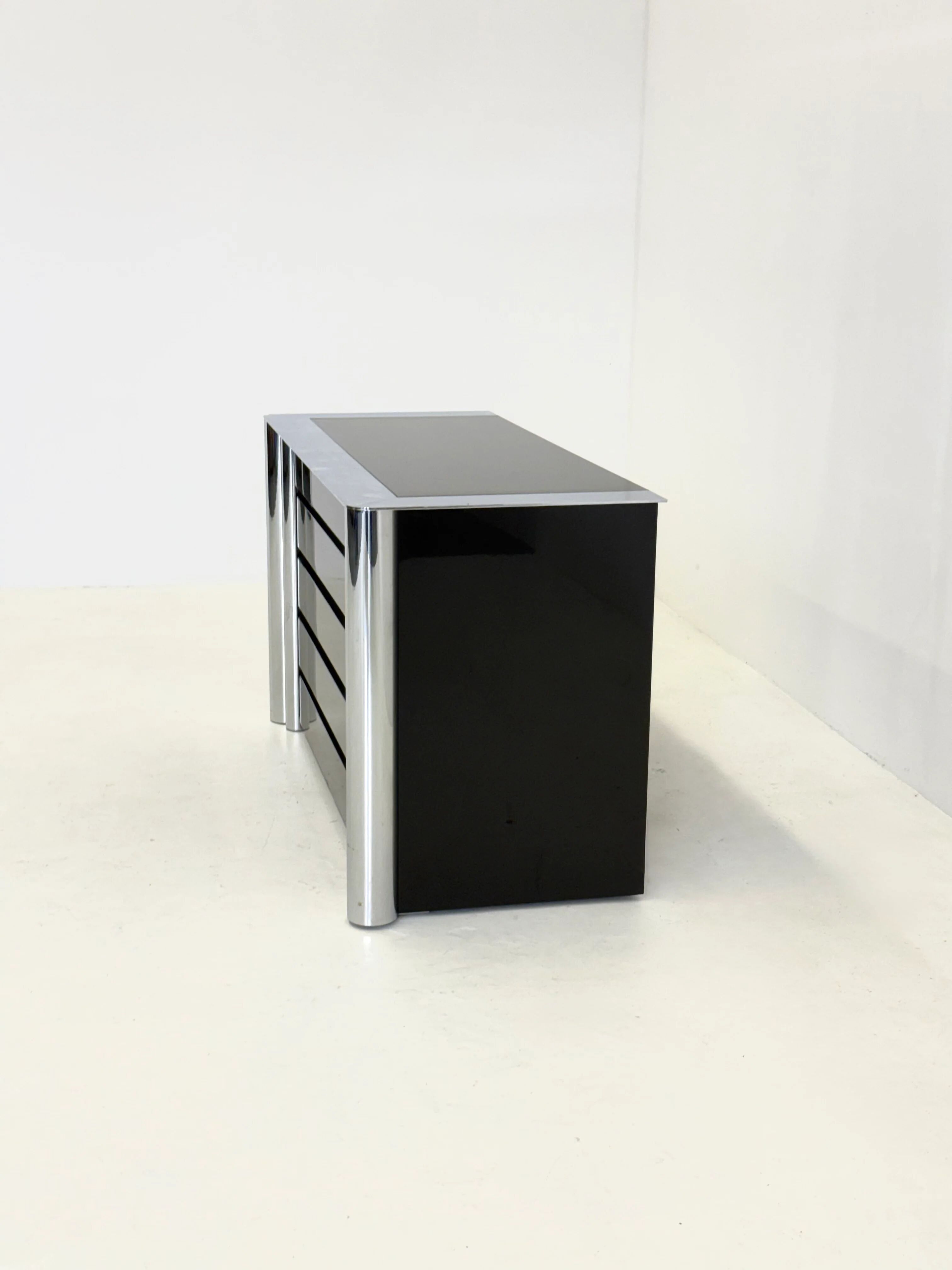 Black sideboard by Antonello Mosca for Cinova