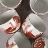 Set of 6 tea cups, JAPAN