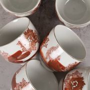 Set of 6 tea cups, JAPAN