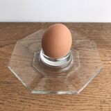 Coquetier vintage en verre luminarc modèle Octime