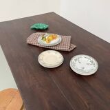 Set of 11 mismatched Terre de Fer plates