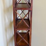 Teak shelves