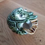 Zoomorphic ceramic shrimp or crayfish ashtray