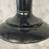 Philips antique black enamel pendant lamp diam 50 cm