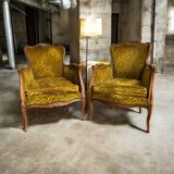 2 retro baroque armchairs