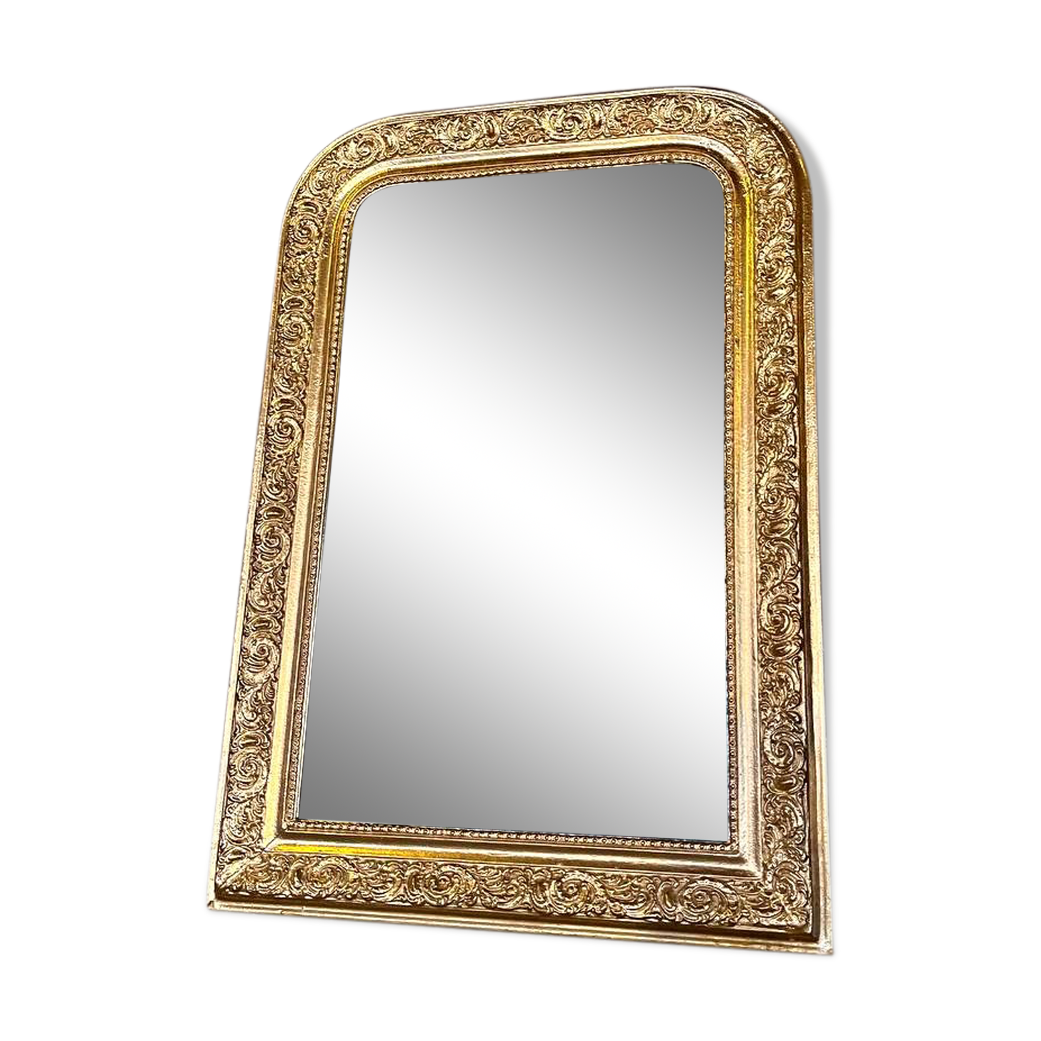 Ancien miroir doré Louis Phillipe