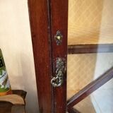 Vitrine style edouardienne en acajou