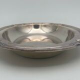 Oval plate silver metal gallia france prod christofle poincon shell