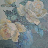 Oil on canvas Bouquet of roses