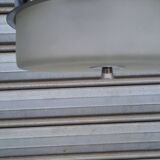 Czechoslovakian frosted glass pendant light