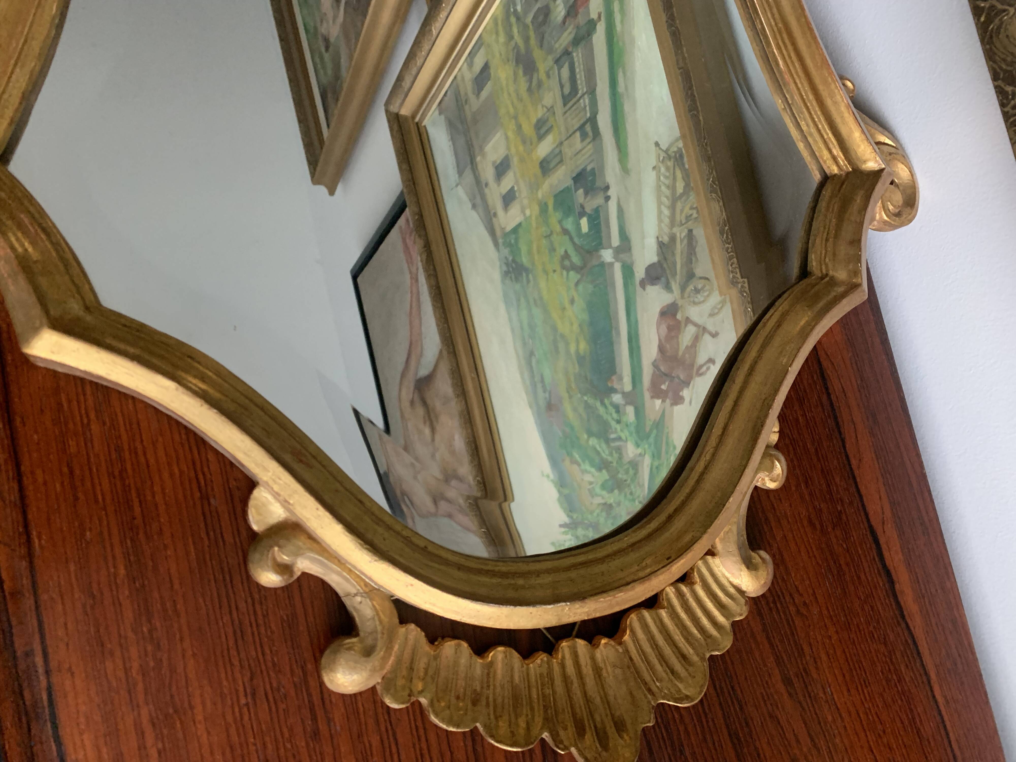 Wall mirror, 78x52x5cm
