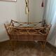 Rattan baby bed