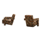 “Utrecht” chair by Gerrit Rietveld for Cassina, 1990s Italy.