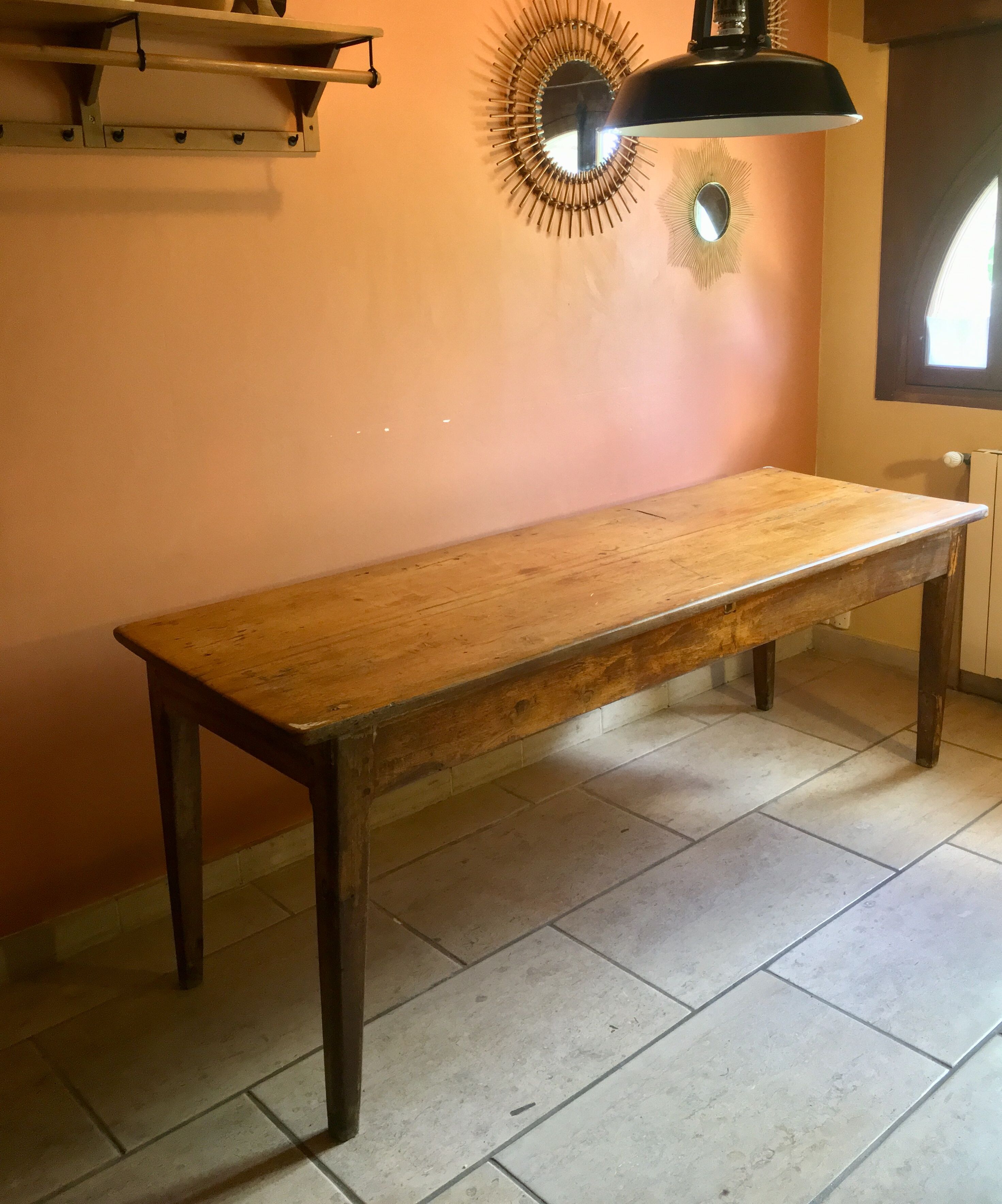 Table de ferme 2m