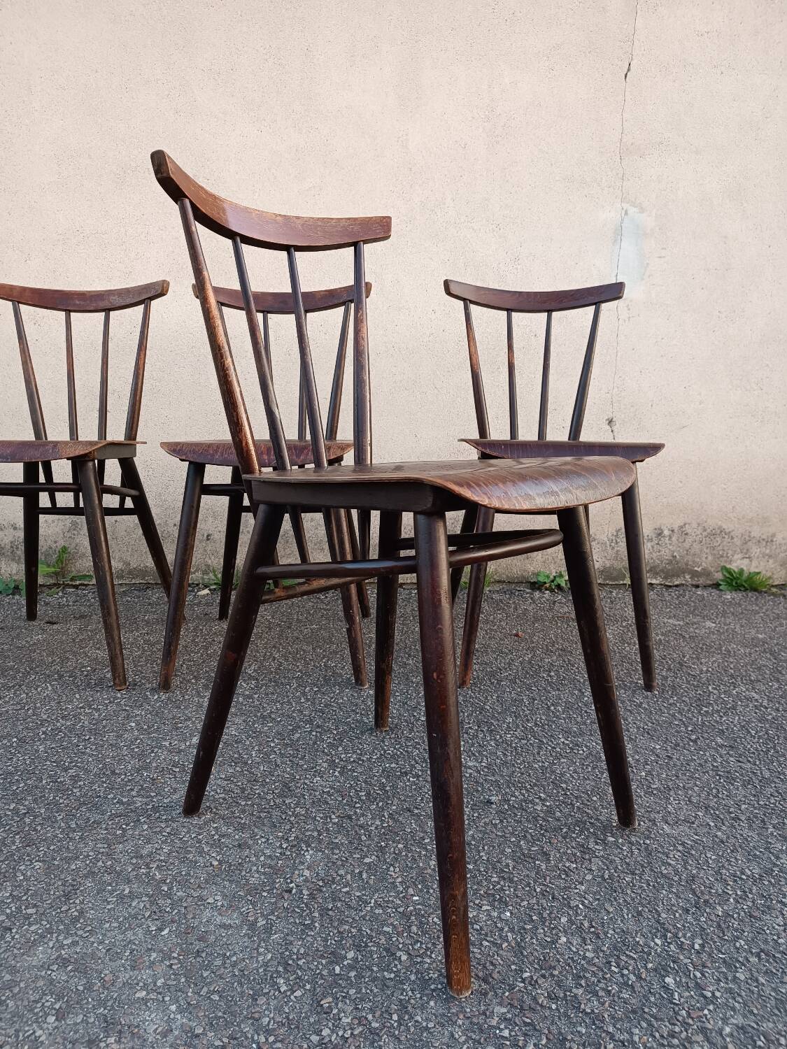 Set of 4 chairs by Tatra Nabytok Czechoslovakia 1960