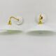 Opaline wall lights