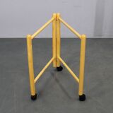 Jens Quistgaard Danish birch 2-tier round trolley Lazy Susan, 1970s