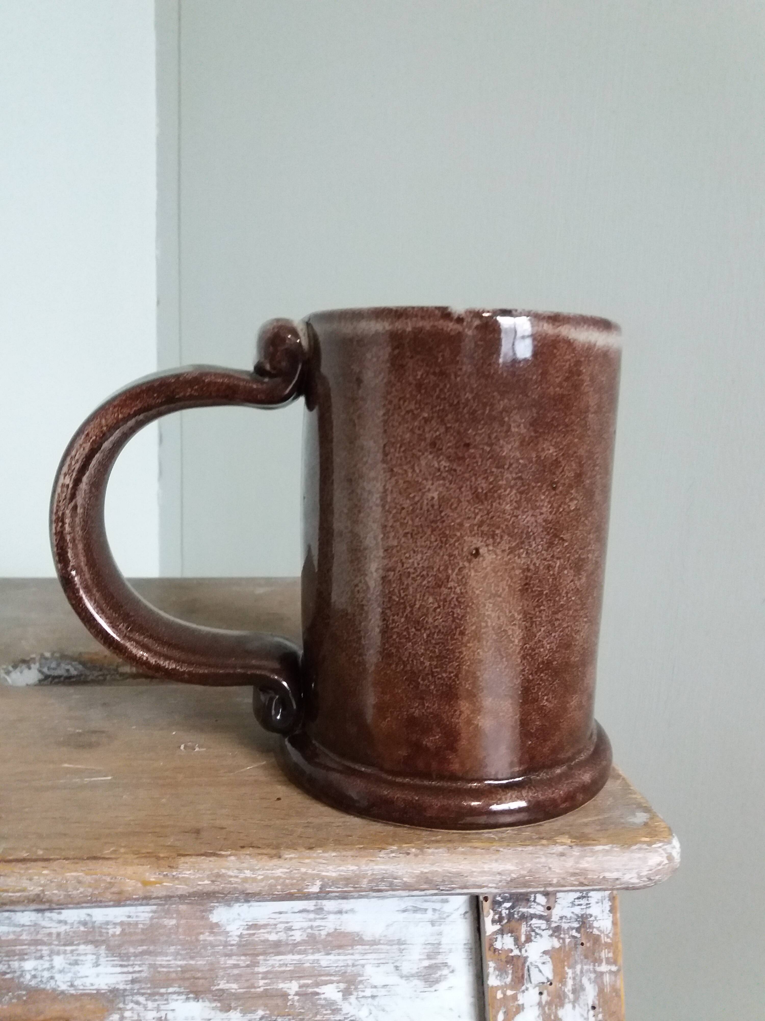 Mug cup Sandstone from Puisaye Arts-Céram 50s