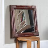 Rattan mirror 52 x 48 cm