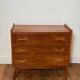 Vintage chest of drawers with compass feet