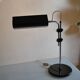 Vintage black modernist table lamp 50 1950 Bauhaus